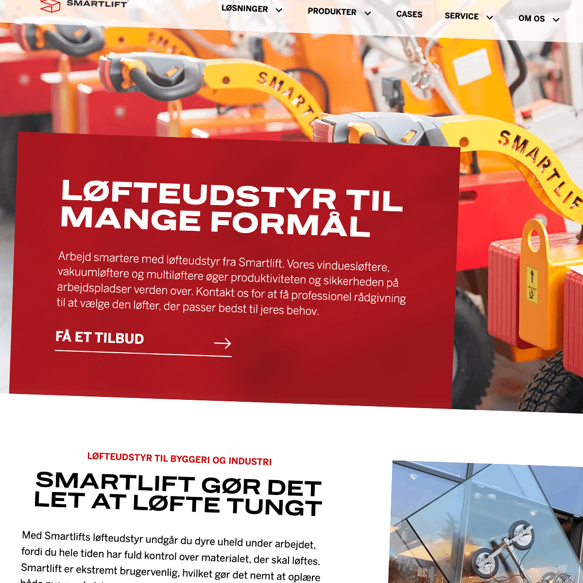 Nyt website til Smartlift integreret med Akeneo PIM og Storyblok Headless CMS